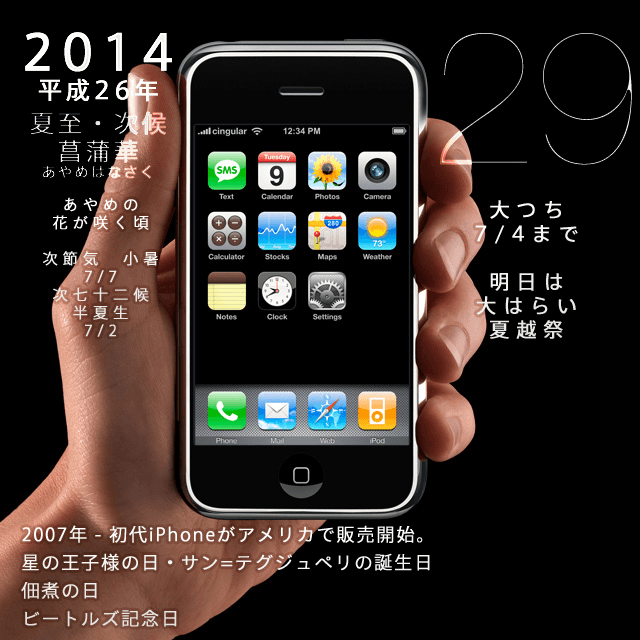 6月29日・iPhone誕生