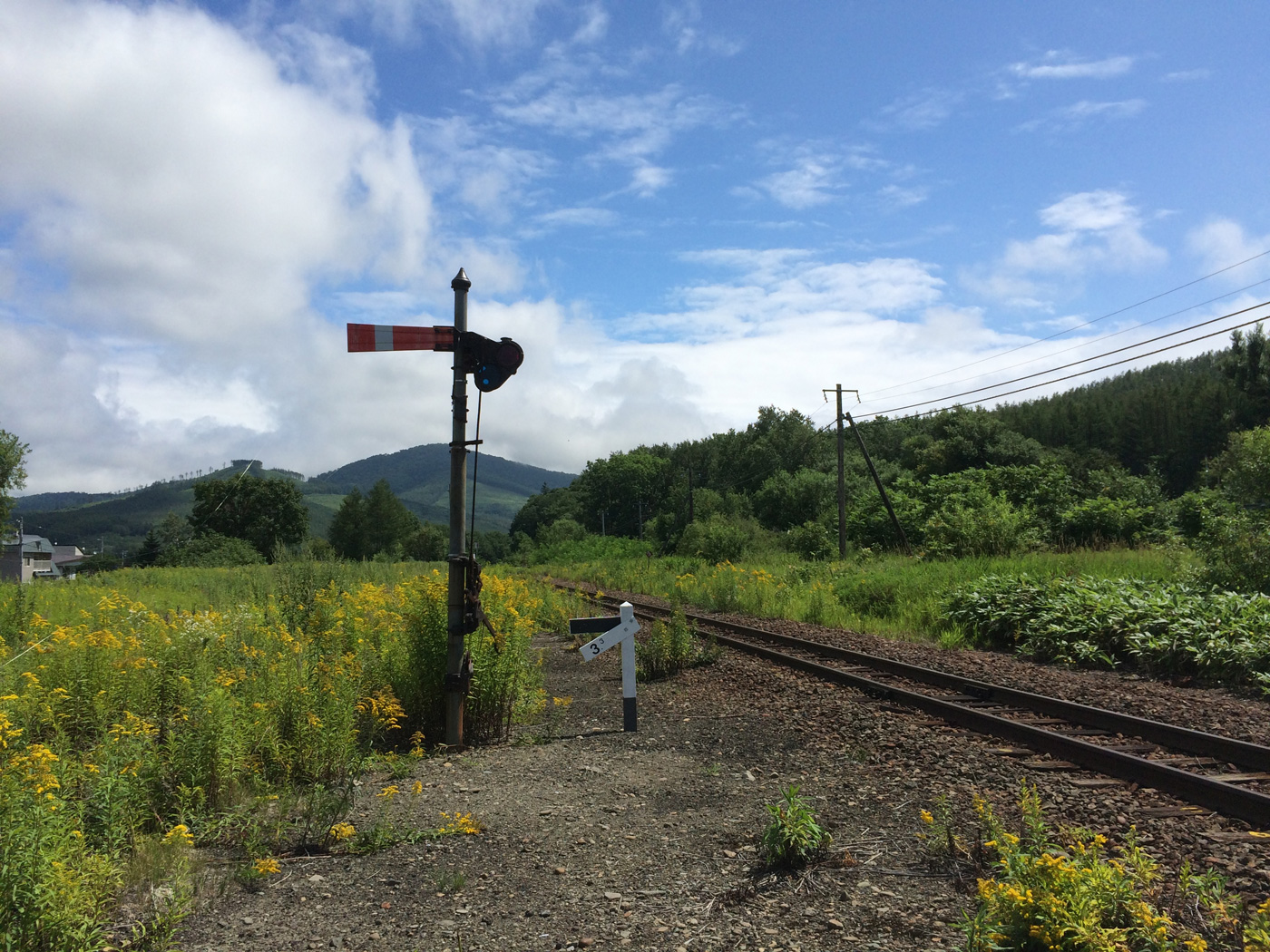 幾寅駅 腕木信号