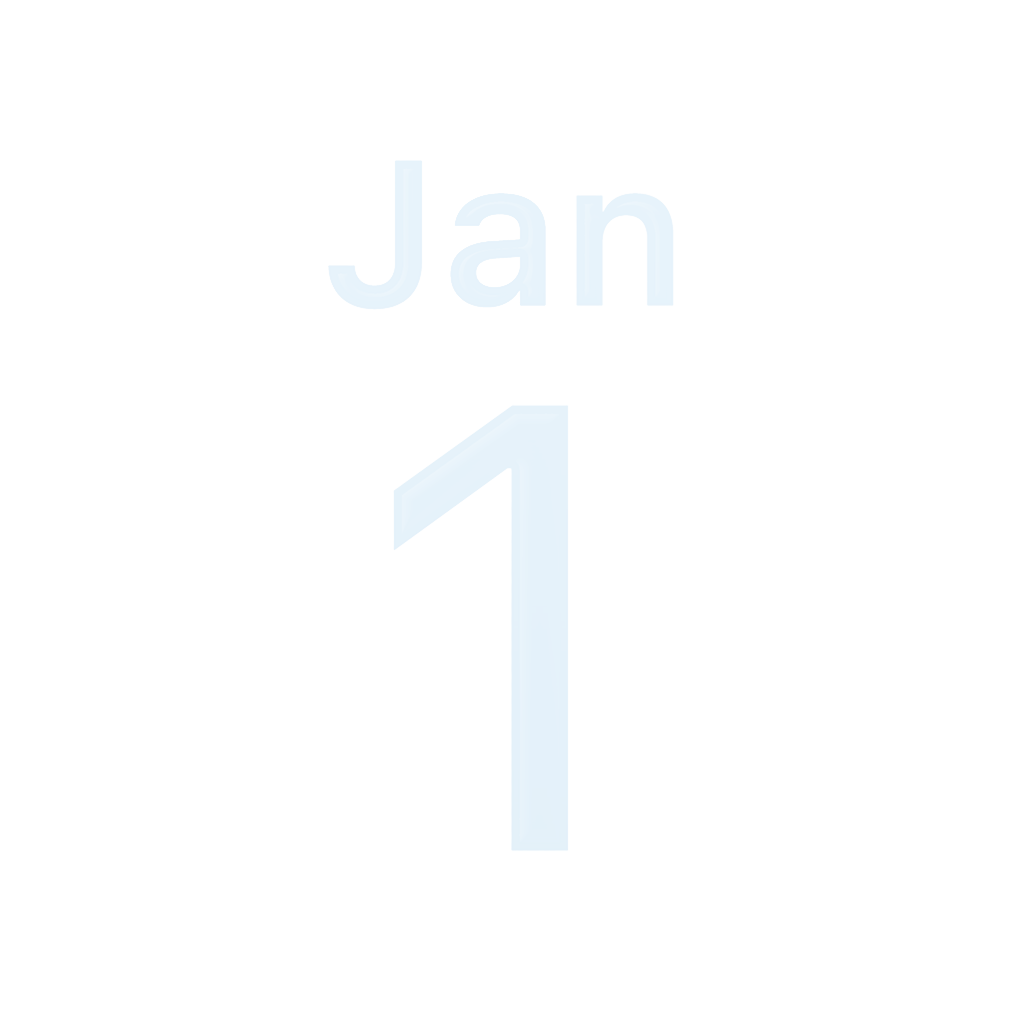 iPhoneアイコンカレンダー iPhone Air スカイブルー