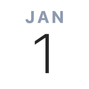 iPhoneアイコンカレンダー Blue Gray