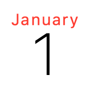 iPhoneアイコンカレンダー iOS13 赤