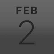 iPhoneアイコンカレンダー spacegray