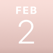 iPhoneアイコンカレンダー rosegold