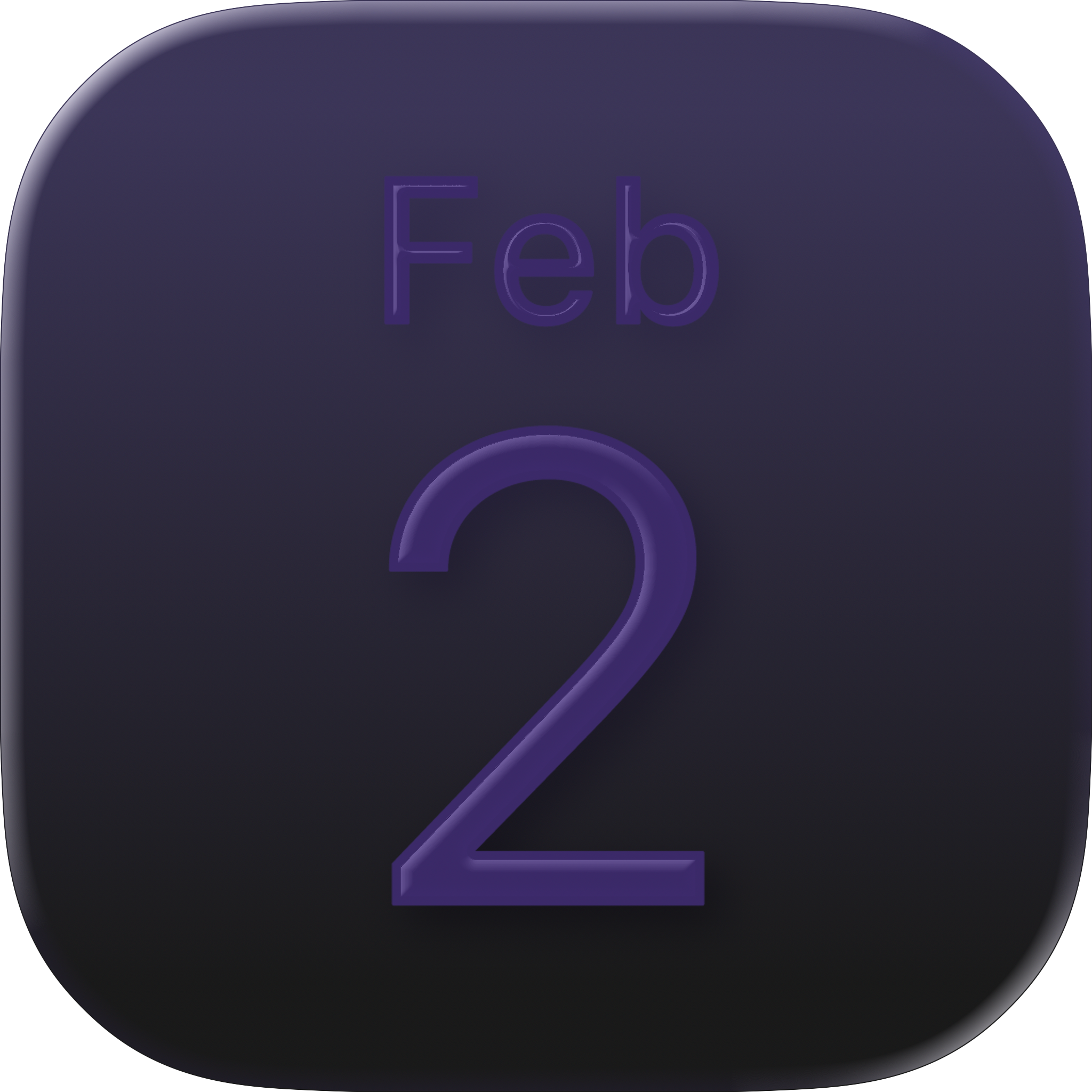 iOS iPhoneアイコンカレンダー