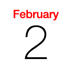 iPhoneアイコンカレンダー　iOS8　太字