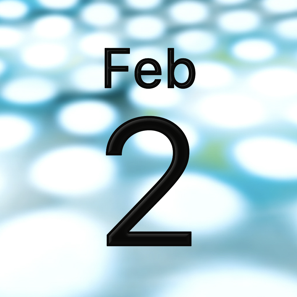 iPhoneアイコンカレンダー Blue Dalmatian