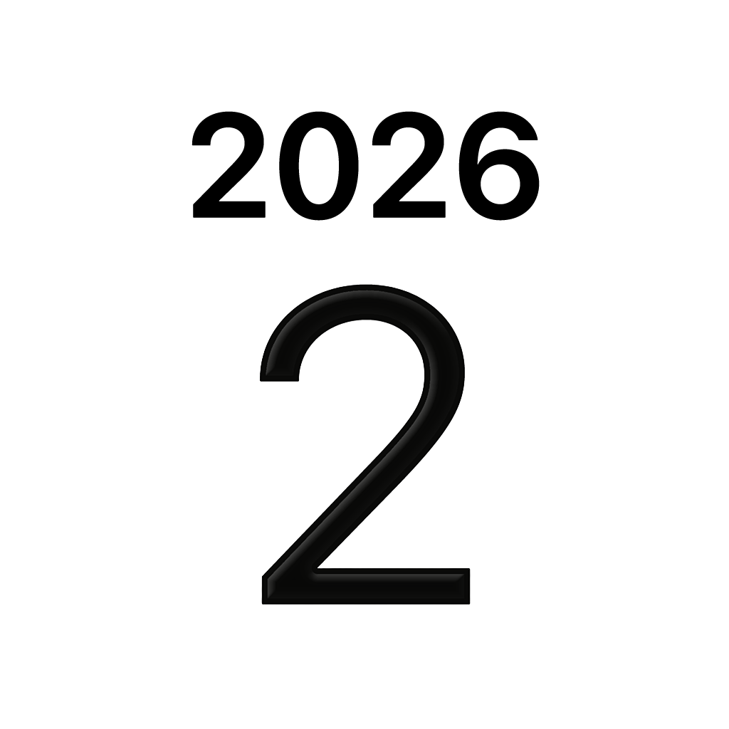 iPhone　西暦アイコンカレンダー