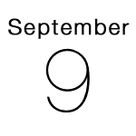 iPhoneアイコンカレンダー　iOS8 黒文字