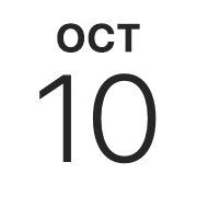 iPhoneアイコンカレンダー　iOS18 黒文字