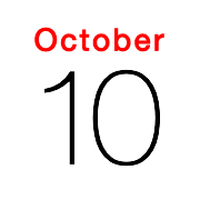 iPhoneアイコンカレンダー　iOS8　太字