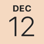 iPhoneアイコンカレンダー 11Proゴールド