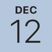 iPhoneアイコンカレンダー iPhone13pro・シエラブルー