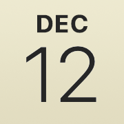 iPhoneアイコンカレンダー iPhone 15・イエロー