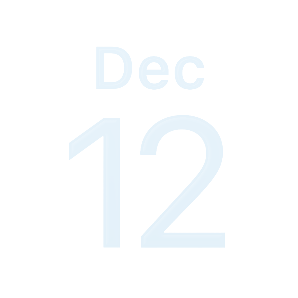 iPhoneアイコンカレンダー iPhone Air スカイブルー