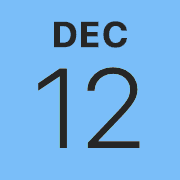 iPhoneアイコンカレンダー blue