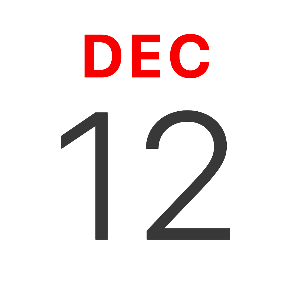 iOS iPhoneアイコンカレンダー