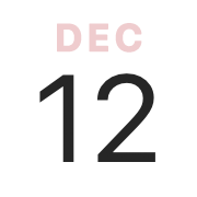 iPhoneアイコンカレンダー　Pink