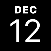 iPhoneアイコンカレンダー Blue Gray