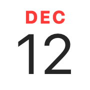 iPhoneアイコンカレンダー　iOS18　太字