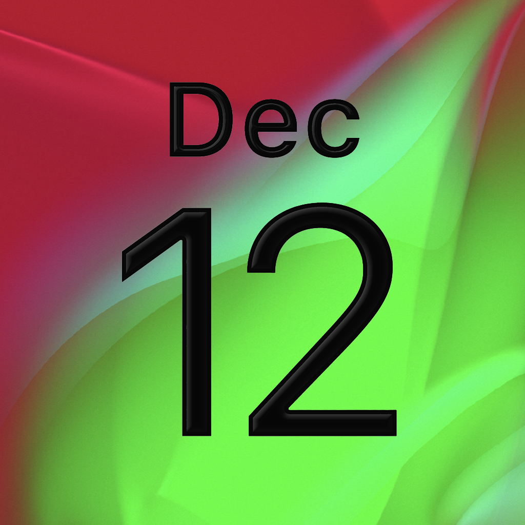 iPhoneアイコンカレンダー Quantum Foam