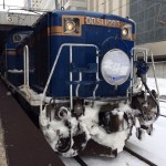 北斗星1レDD51重連　札幌到着　雪まみれ