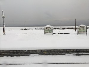 北斗星　森駅　冬