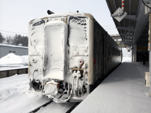 宗谷本線幌延　キハ54雪化粧