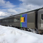 冬のスーパー宗谷1号稚内駅冬のスーパー宗谷1号稚内駅