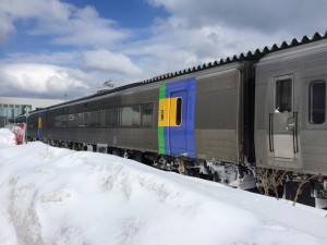 冬のスーパー宗谷1号稚内駅冬のスーパー宗谷1号稚内駅