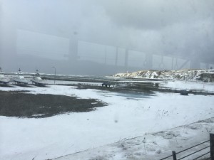 宗谷バス車窓　宗谷岬