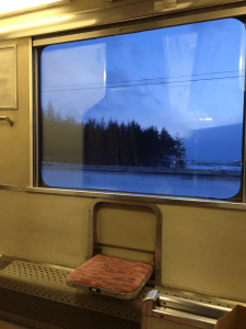 北斗星　解放B寝台通路補助イス