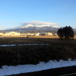 北斗星車窓　福島　吾妻連峰