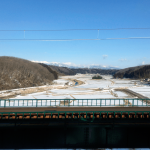 下り北斗星車窓　白坂ー豊原　黒川橋梁