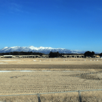 下り北斗星車窓　那須連山