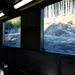 下り北斗星　解放B寝台　車窓右側