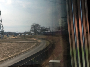 上り北斗星　車窓　東鷲宮ー栗橋