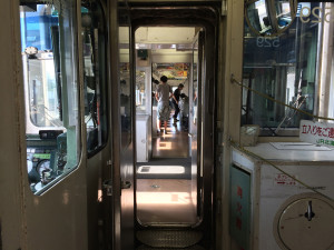 キハ54急行仕様　車内連結部