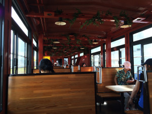 富良野美瑛ノロッコ　車内