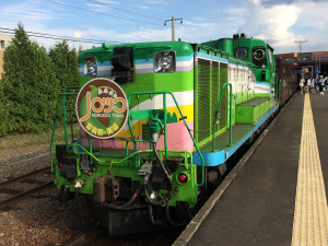 富良野美瑛ノロッコ号　富良野駅到着