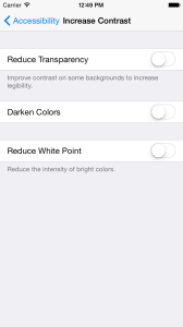 accessibility setting