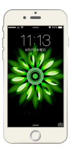 ラインストーンと宝石の壁紙「blliliant rhinestone」グリーン