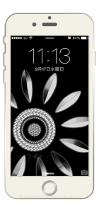 ラインストーンと宝石の壁紙「blliliant rhinestone」ノーブル