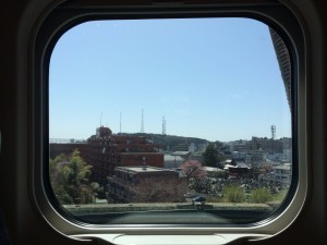 新幹線車窓