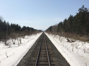 宗谷本線　後ろ展望