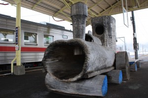 音威子府　木の汽車