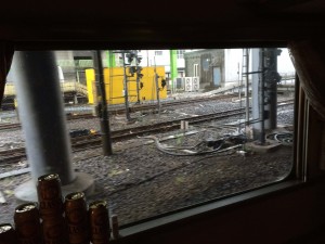 北斗星車窓　13番線へ