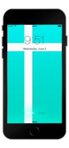 iPhone6,6Plus専用壁紙「BlueBox」