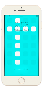 iPhone6,6Plus専用壁紙「BlueBox」