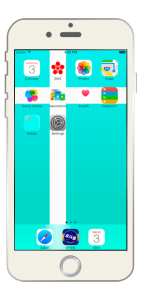 New elegant wallpaper "blue box"