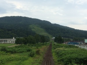 音威子府跨線橋から旭川方面